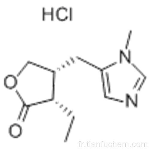 (+) - chlorhydrate de pilocarpine CAS 54-71-7